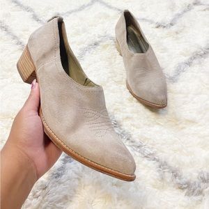 Zadig and Voltaire Parke Cowboy Cowgirl Leather Gray Suede Ankle Boots Mules 10